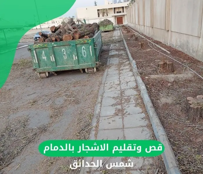 قص وازالة الاشجار