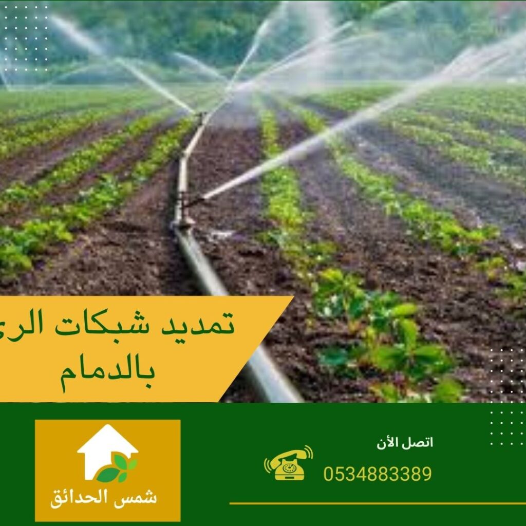 تمديد شبكات الري بالدمام